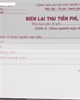01 - Biên lai thu lệ phí